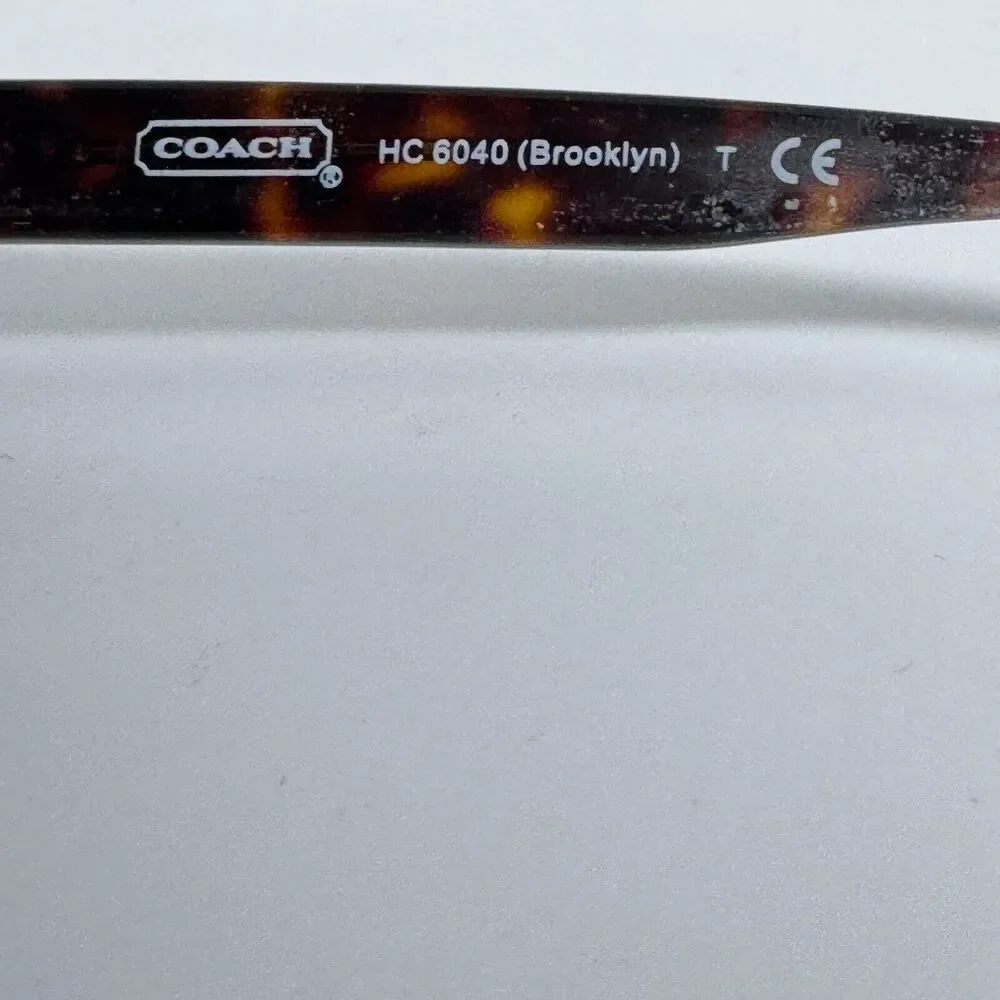 Coach Brooklyn HC 6040 5001 Dark Tortoise Brown‎ Eyeglasses Frames 52-16 H16005